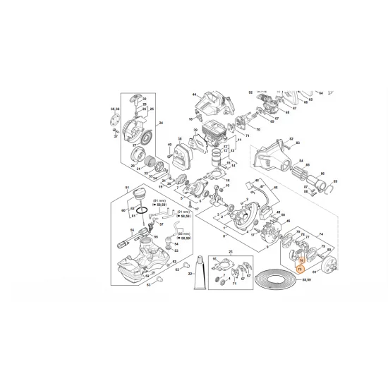 STIHL  Sprzęgło 4149 160 2000